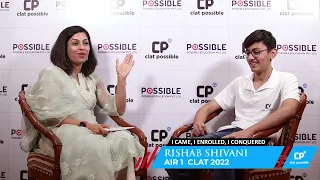 Dr. Surabhi Modi Sahai In Talk With  CLAT 2022 Rank 1: Rishabh Shivani