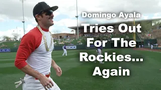 Domingo Ayala Tries Out For The Rockies...Again