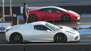 Supercars drag race