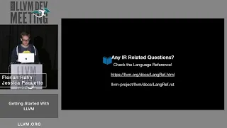 2019 LLVM Developers’ Meeting: J. Paquette & F. Hahn “Getting Started With LLVM: Basics”
