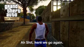 GTA Trilogy The Definitive Edition official Gameplay with DIALOGS (Ah Shit, here we go again)