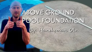 How to prepare the ground before installing an above ground pool