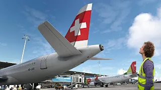 🔴 Realistic Swiss Ops | The Chocolate Run on VATSIM | Fenix A320 | Microsoft Flight Simulator