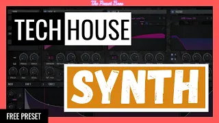 How to Make a FUNKY Tech House Synth in serum |  FREE PRESET | The Preset Bros Tutorial