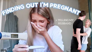 Finding Out I'm Pregnant + Telling My Husband!!!