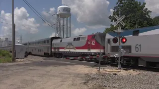 BNSF Mendota Sub Railroad Crossings/Train Action July 26, 2020