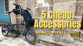 5 Cheap But Useful Accessories for Brompton | Pikes | 3sixty