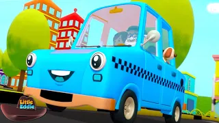 Wheels On The Taxi, Fun Vehicles Ride and Nursery Rhymes for Babies
