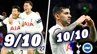 CLUTCH SONNY! IMMENSE ROMERO! Tottenham 2-1 Brighton [PLAYER RATINGS]