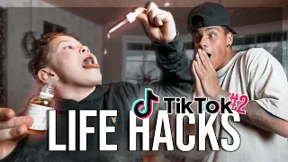 TESTAR VIRALA TIKTOK LIFE HACKS #2 ft. Grannen Måns