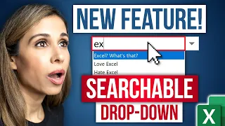 How to Create Searchable Drop Down Lists in Excel with ZERO Effort!