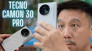 Tecno Camon 30 Pro Unboxing + Hands-On: 50MP Selfie + Free Earbuds!
