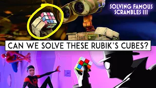 We Recreate Rubik's Cubes Seen In MOVIES And Speed Solve Them! 🎬