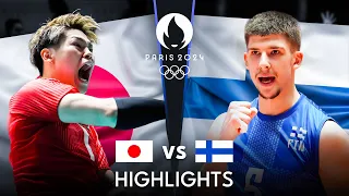 JAPAN vs FINLAND | Highlights | Men's OQT 2023