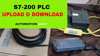 S7200 Plc Upload and Download Program with Step7 Microwin | Usb-PPI & 3DB30 Amsamotion Cable Review