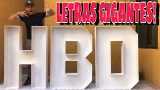 Letras GIGANTES | Para tu fiesta o Evento!