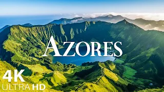 Azores 4K Amazing Aerial Film - Peaceful Piano Music - Natural Landscape