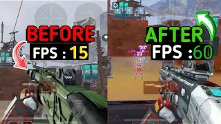 🔧 How to FIX LAG in Apex Legends Mobile | 100% WORKING | Get Smooth FPS in Apex Legends Mobile.
