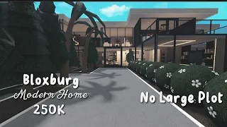 Bloxburg - 2 Story Modern Family home | Speed-build | 250k | NO LARGE PLOT