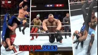 WWE 2K20 Survivor Series 2019 Full Show Simulation