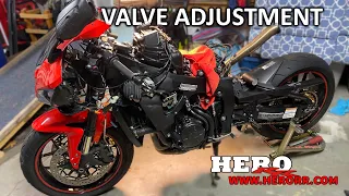 I broke my CBR600RR - Repair video (valve adjustment)