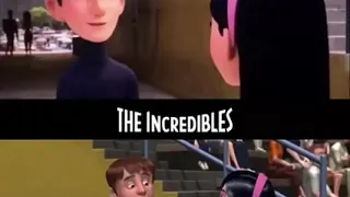 The Incredibles 1 & 2 | Tony and Violet Scene Comparison