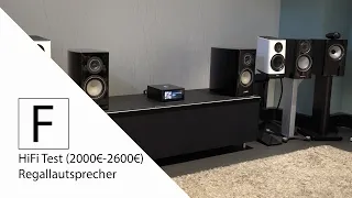 Regallautsprecher im Test (2000€-2600€) - Canton 9K, Elac BS403, B&W 705 S2, Monitor Audio Gold 100!