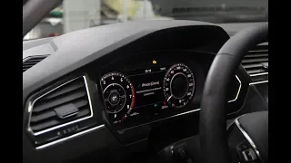 Цифровая приборая панель на Volkswagen Tiguan 2019 (Active Info Display)