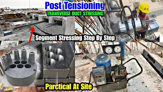 Post Tensioning Prestressed Concrete | Segment Stressing | Pre Tensioning Concrete |