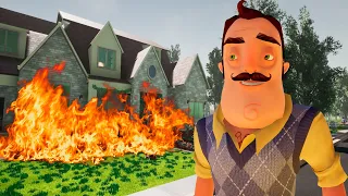 ШОУ ПРИВЕТ СОСЕД 2!ПОДЖЁГ ДОМ ВАСИЛИЧА!ИГРА HELLO NEIGHBOR 2 MOD KIT ПРОХОЖДЕНИЕ МОДА THE ALPHA DAYS