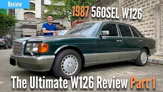 The Ultimate W126 Mercedes Benz Review Part 1 - The Vanilla 560SEL