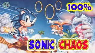 Sonic Chaos (ソニック&テイルス ) 100% Sega Master System Longplay (All Emeralds)  [HD]