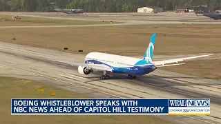 Boeing Whistleblower speaks before testifying to Congress