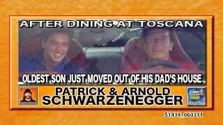 Patrick and Dad, Arnold Schwarzenegger Lunch Together After Move Out S1434