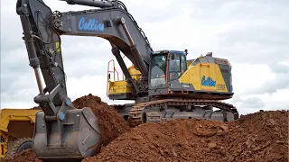 Volvo EC950F Loading A60H Trucks in 4 Buckets