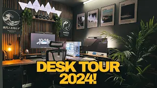 My NEW Ultimate Desk & Setup Tour 2024!