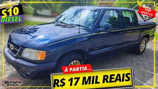 CHEVROLET S10 DIESEL BOA e BARATA a venda [À PARTIR DE 17 MIL] Top ofertas Rockar! #S10barata