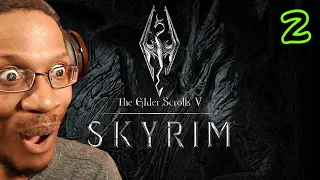 I should have played this sooner! It's AMAZING | First Time Playing Skyrim (PART 2)