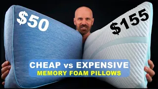 Cheap vs Expensive Memory Foam Pillows: Beautyrest vs Tempur-Pedic!