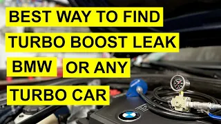 Best Way To Find A Turbo Boost Leak On BMW N20, N26 Engines