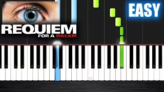 Requiem for a Dream - EASY Piano Tutorial by PlutaX - Synthesia