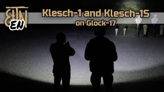 Klesch-1 and Klesch-1S flashlights on Glock-17 - Zenitco in the first person