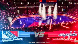 New York Rangers vs Washington Capitals Game 3 Round 1 NHL Playoffs NHL 24 Gameplay