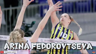 Arina Fedorovtseva │ Ace Queen │ Chemik Police vs Fenerbahce Opet │CEV Champion League 2022/23