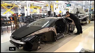 Lamborghini huracan inside the factory