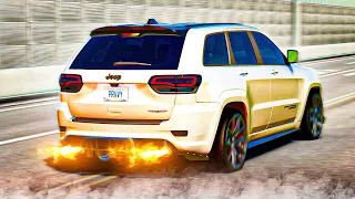 5000 Л.С / HP В JEEP TRACKHAWK ! Я НЕ МОГУ КОНТРОЛИРОВАТЬ ТАКУЮ МОЩЬ В ASSETTO CORSA НА РУЛЕ!