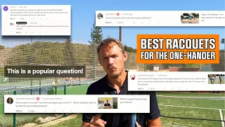 The best one-handed backhand racquets 2023