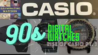 90s RETRO CASIO DIGITAL WATCHES: Fox Fire, Master of G, Protrek - The Rise of #Casio Part 3