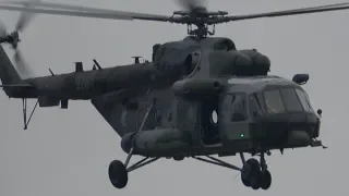 4Kᵁᴴᴰ Czech Air Force Mi-24/35 & Mi-171S Rehearsal @ NATO DAYS 2018