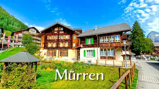 Mürren is an incredible village in the Swiss Alps ☀️ Switzerland 4K
